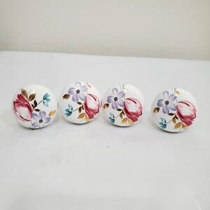 Round Drawer Cabinet Cupboard Knobs Pulls Porcelain 38mm